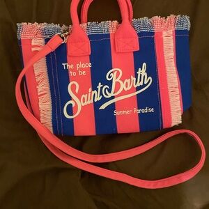 Pink and Blue Women's Bag